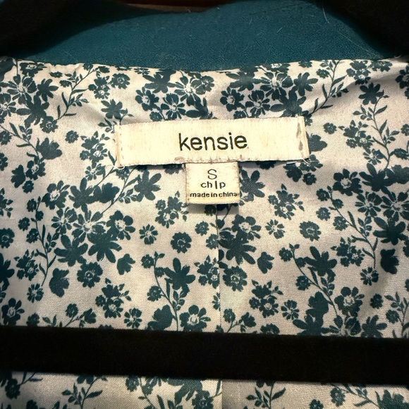 Kenzie Kelly Green Cropped Blazer - Size Small - Picture 2 of 2